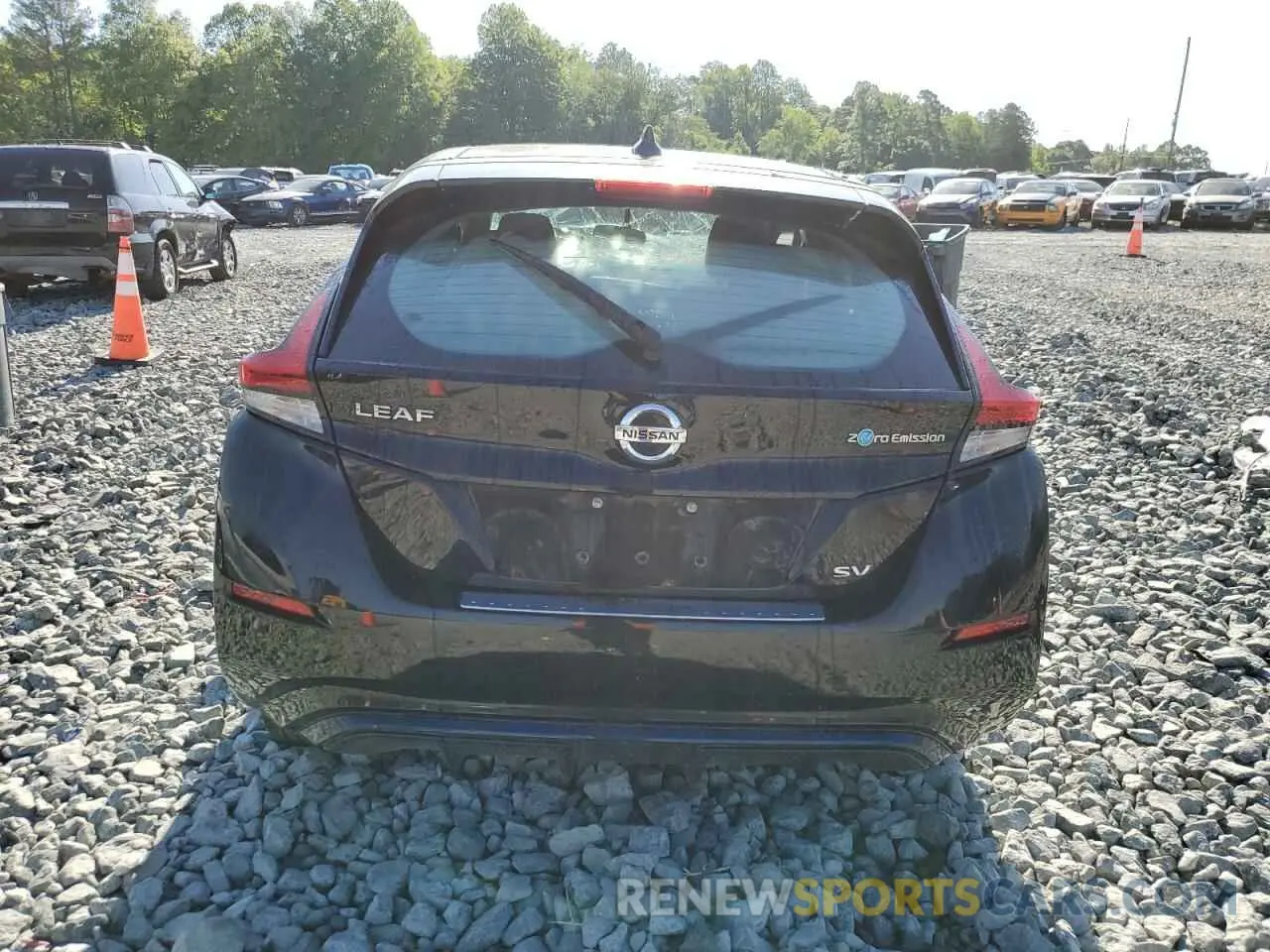 6 fotografías del automóvil dañado 1N4AZ1CP8KC313703 NISSAN LEAF 2019