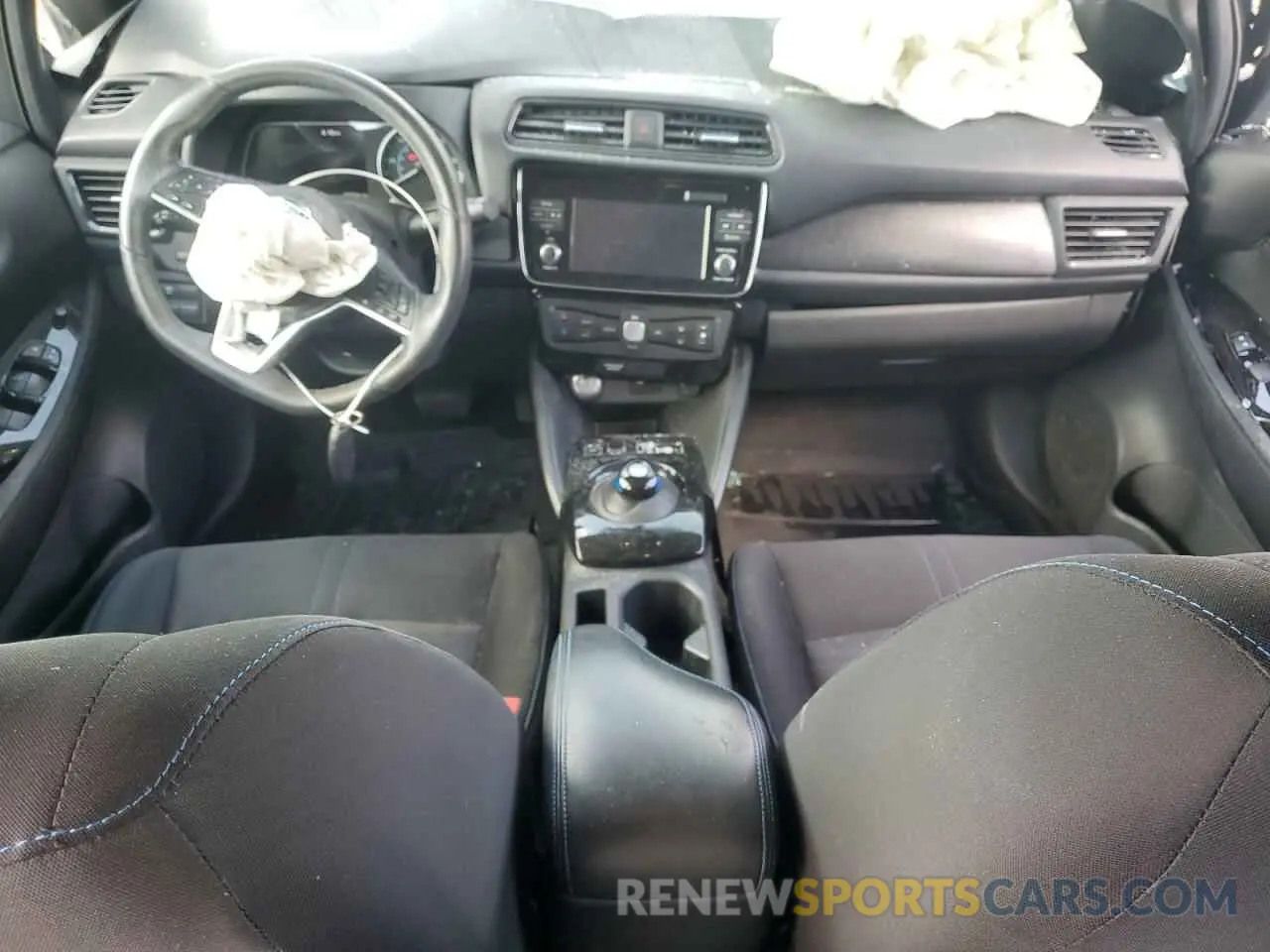 8 fotografías del automóvil dañado 1N4AZ1CP8KC313703 NISSAN LEAF 2019