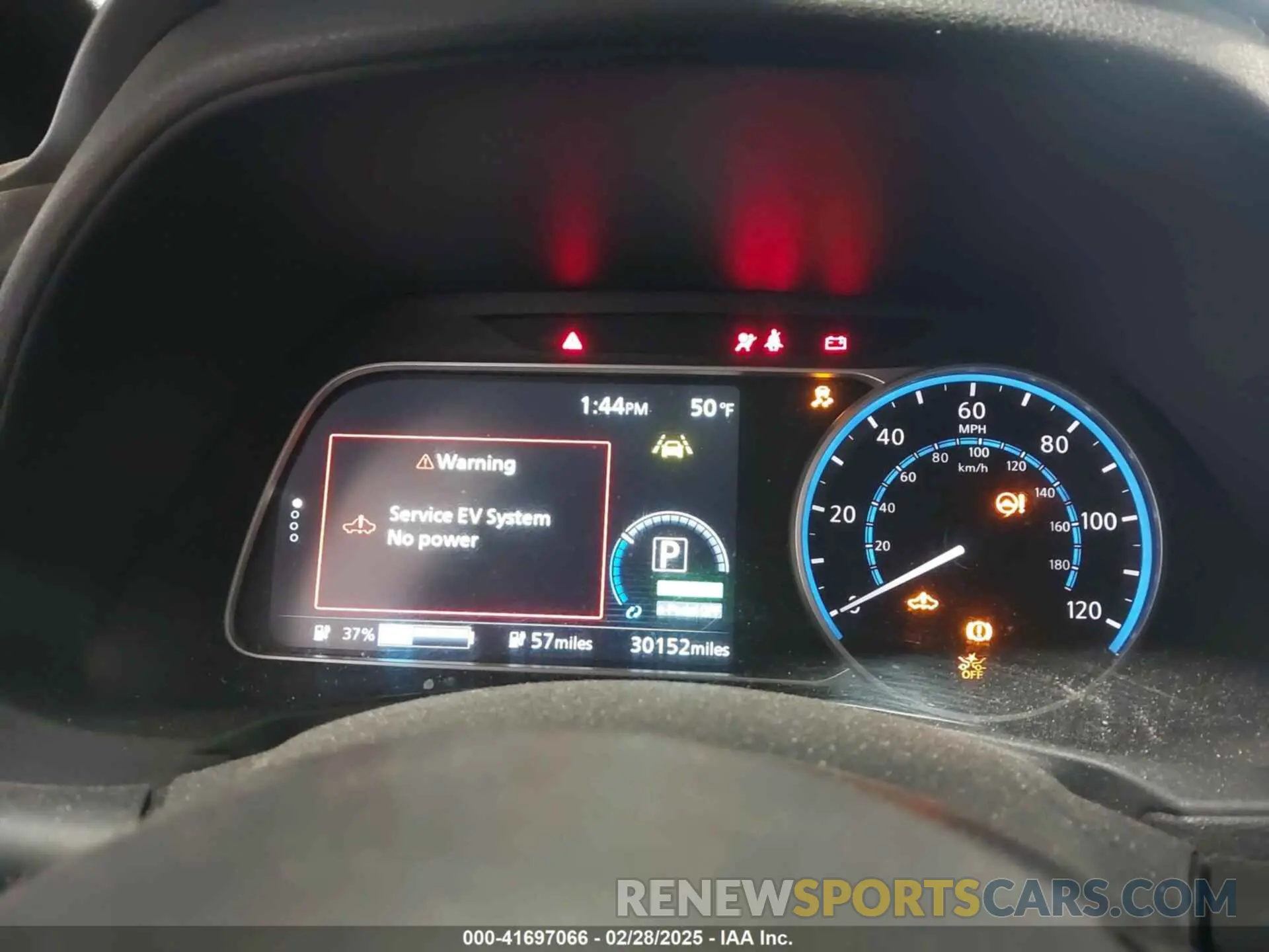 7 fotografías del automóvil dañado 1N4BZ1CP1KC319590 NISSAN LEAF 2019