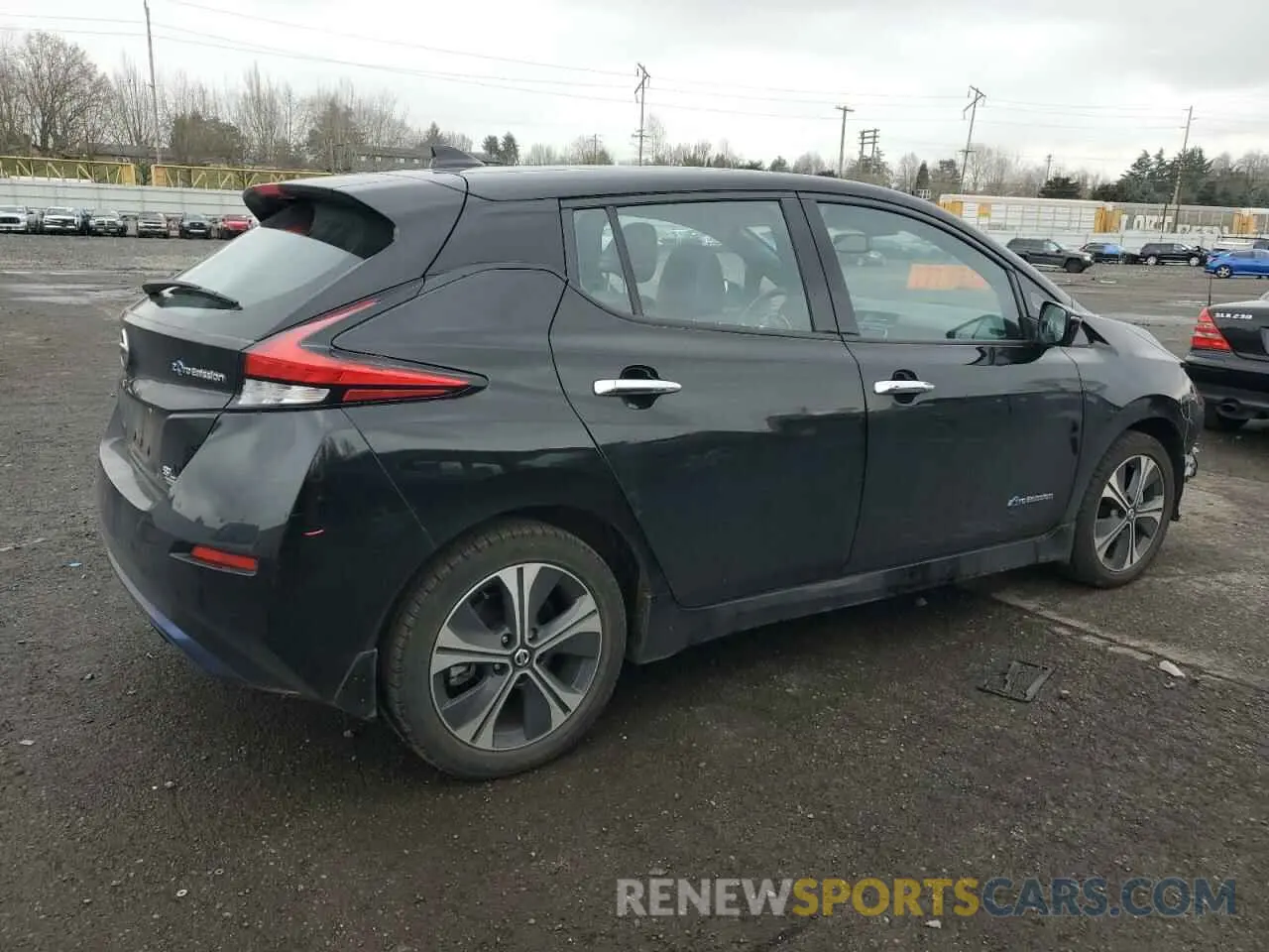 3 fotografías del automóvil dañado 1N4BZ1CP2KC318044 NISSAN LEAF 2019