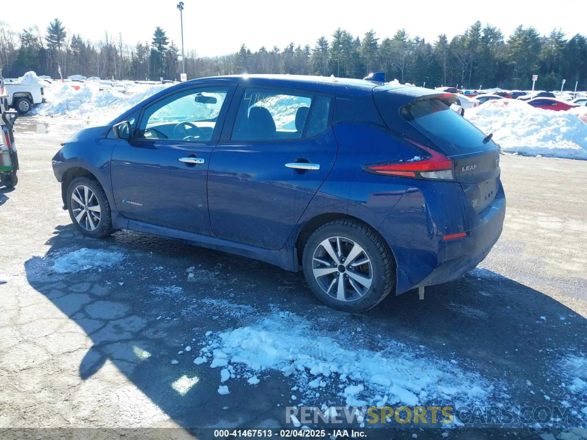 3 fotografías del automóvil dañado 1N4BZ1CP3KC320319 NISSAN LEAF 2019