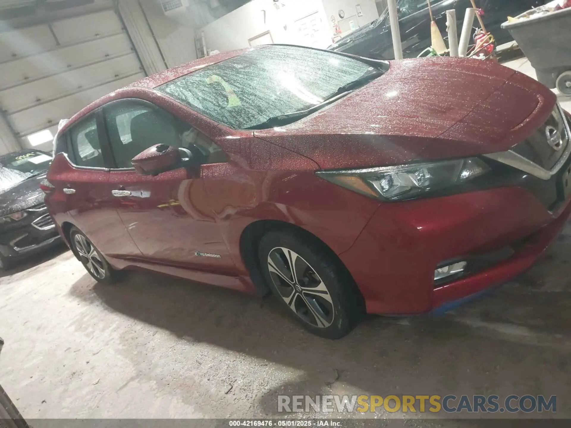 13 fotografías del automóvil dañado 1N4BZ1CP7KC317374 NISSAN LEAF 2019