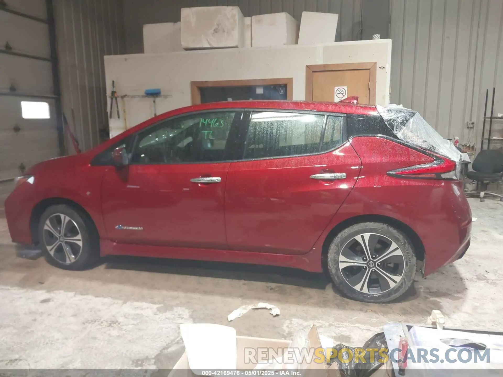 14 fotografías del automóvil dañado 1N4BZ1CP7KC317374 NISSAN LEAF 2019