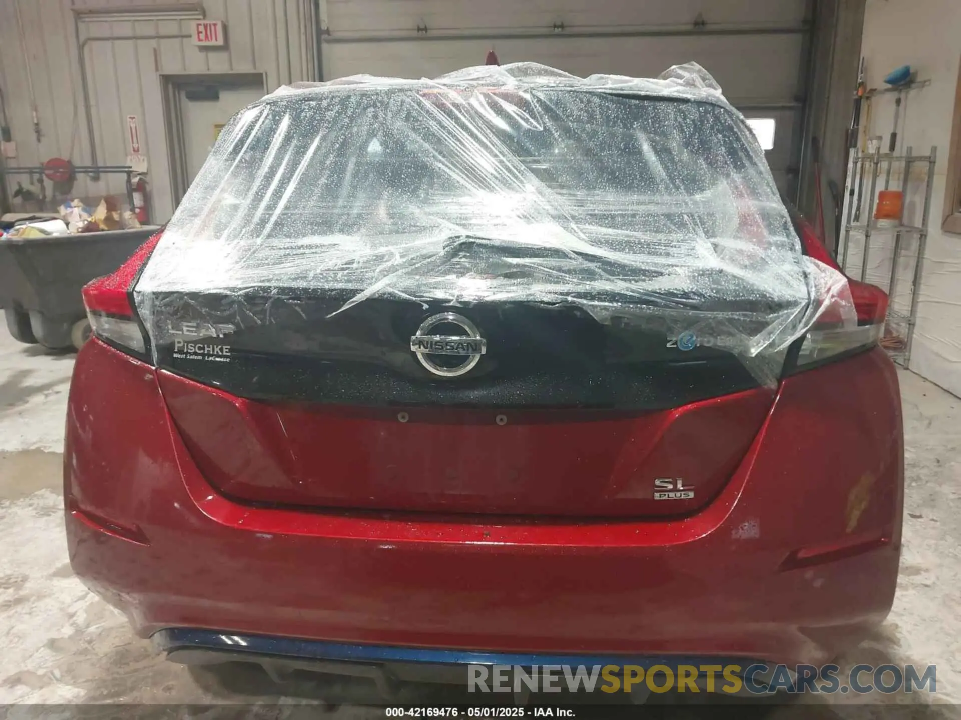 16 fotografías del automóvil dañado 1N4BZ1CP7KC317374 NISSAN LEAF 2019