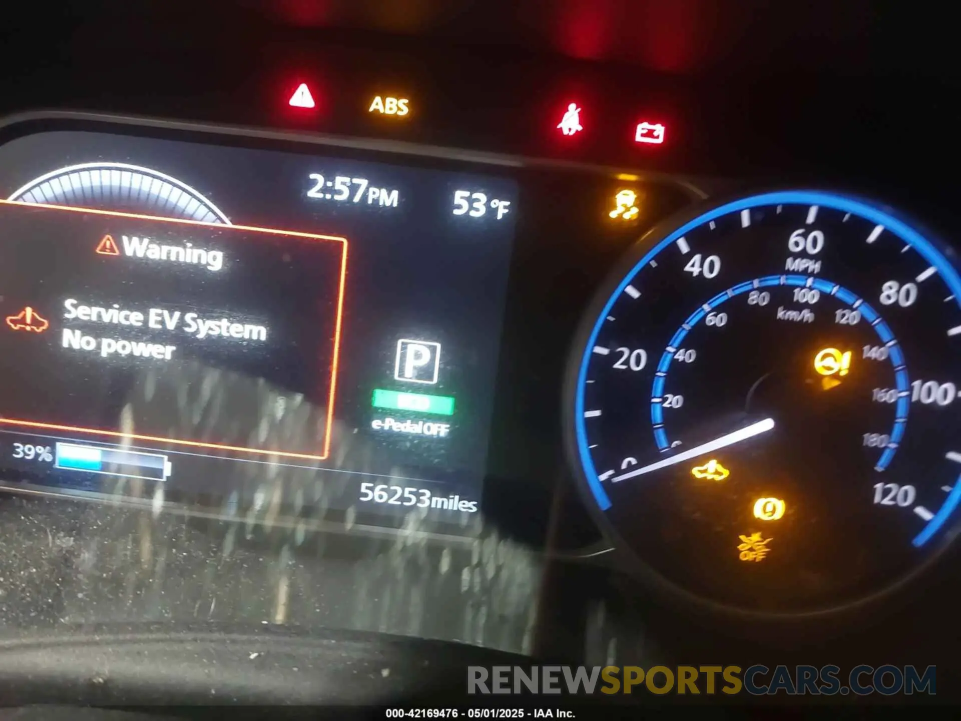 7 fotografías del automóvil dañado 1N4BZ1CP7KC317374 NISSAN LEAF 2019