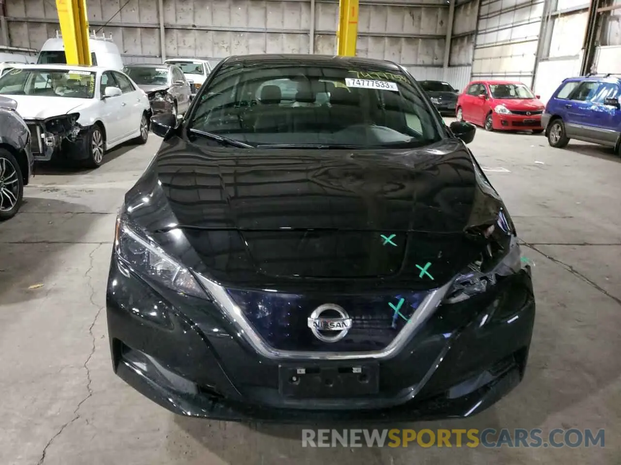 5 fotografías del automóvil dañado 1N4AZ1BP9LC311168 NISSAN LEAF 2020
