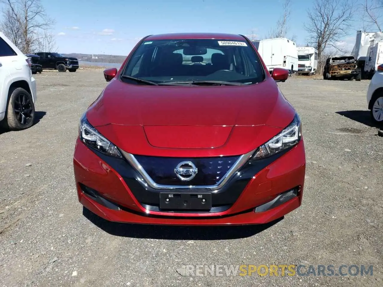 5 fotografías del automóvil dañado 1N4AZ1CP8LC304615 NISSAN LEAF 2020