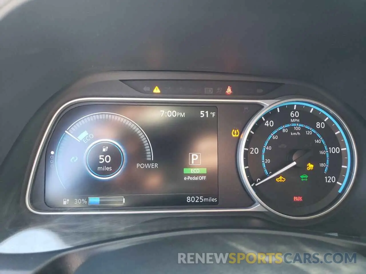 9 fotografías del automóvil dañado 1N4AZ1CP8LC304615 NISSAN LEAF 2020