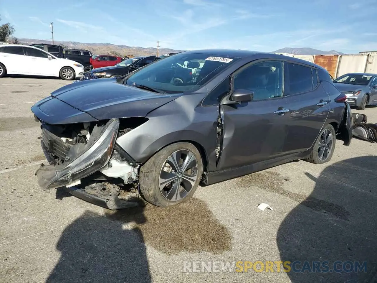 1 fotografías del automóvil dañado 1N4AZ1CPXLC306981 NISSAN LEAF 2020