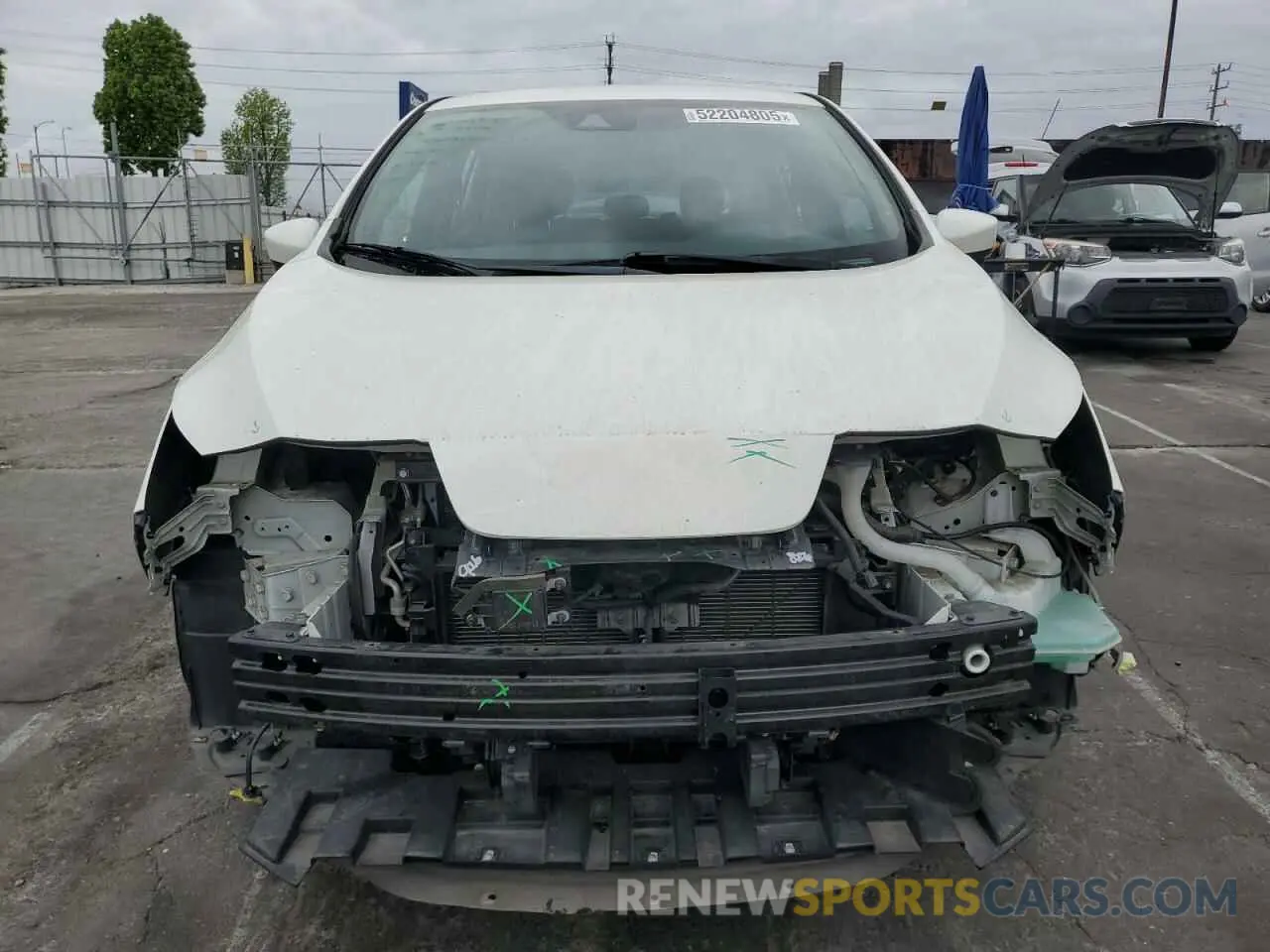 5 fotografías del automóvil dañado 1N4BZ1CP2LC301620 NISSAN LEAF 2020
