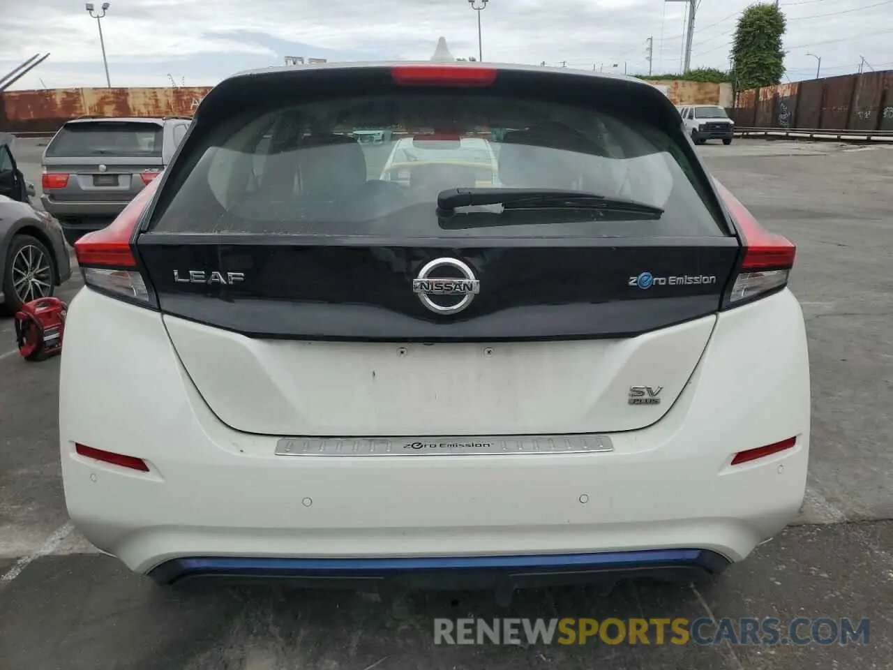 6 fotografías del automóvil dañado 1N4BZ1CP2LC301620 NISSAN LEAF 2020