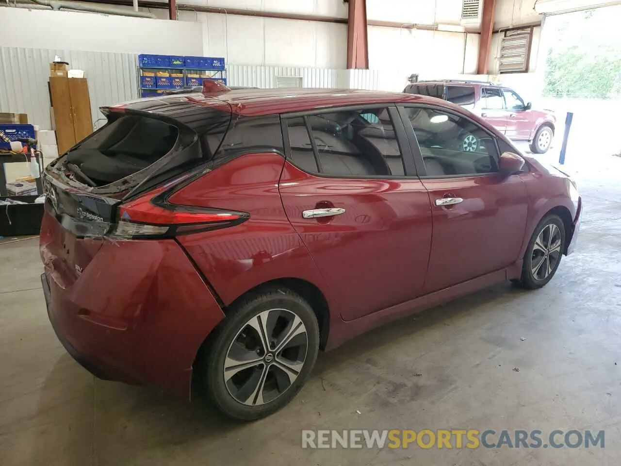 3 fotografías del automóvil dañado 1N4BZ1CP2LC306249 NISSAN LEAF 2020