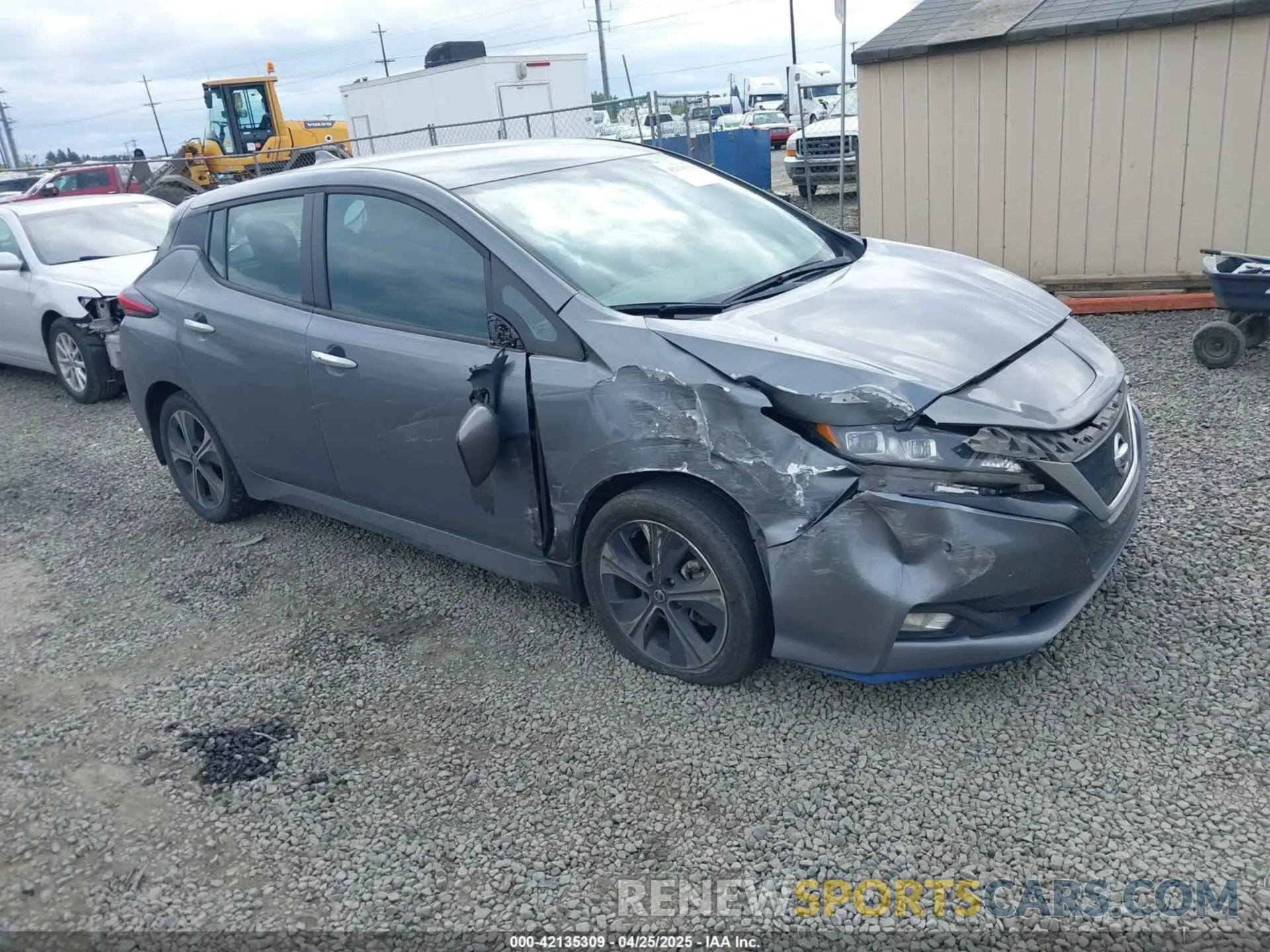 1 fotografías del automóvil dañado 1N4BZ1CP6LC304083 NISSAN LEAF 2020