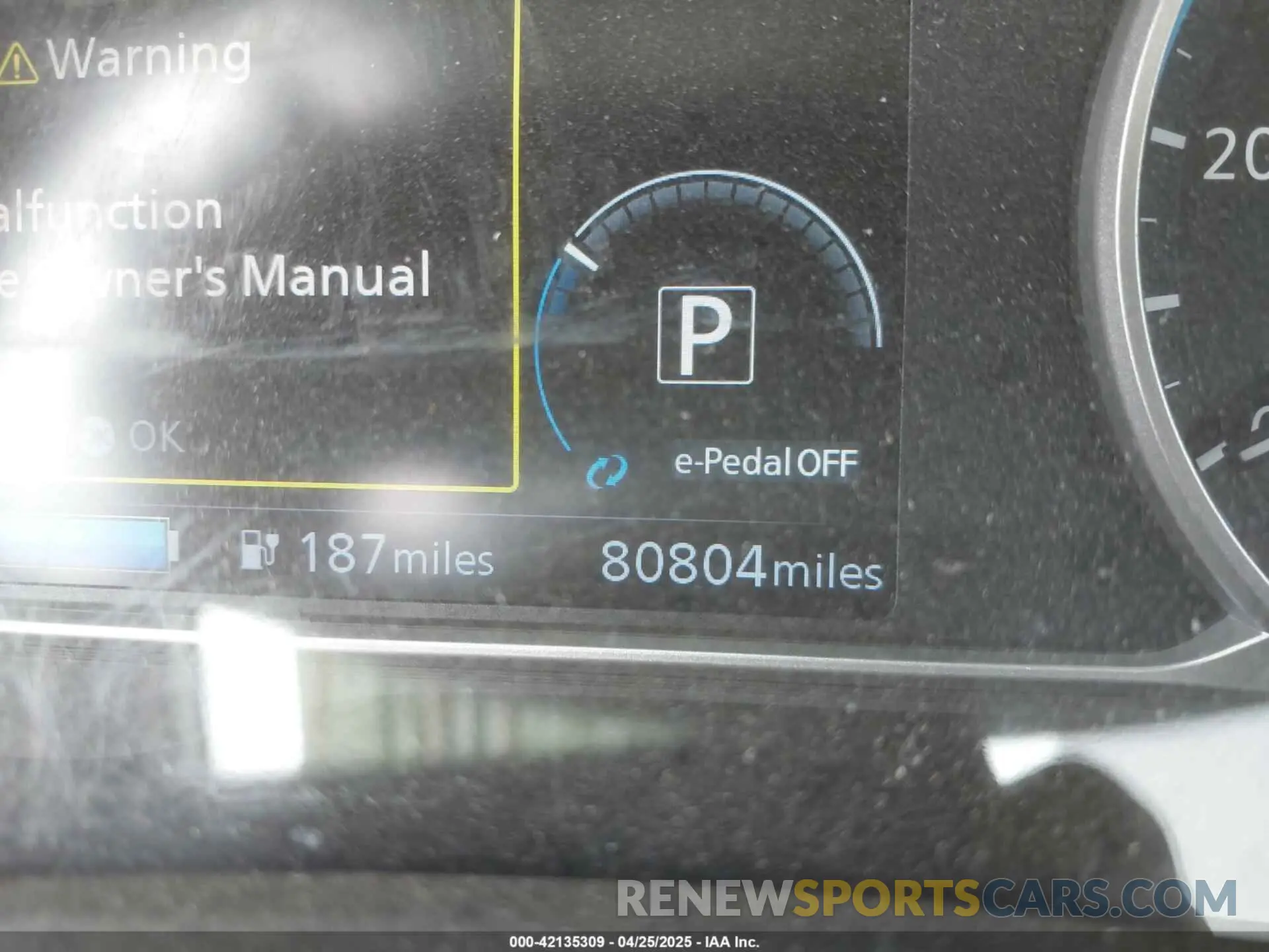 15 fotografías del automóvil dañado 1N4BZ1CP6LC304083 NISSAN LEAF 2020