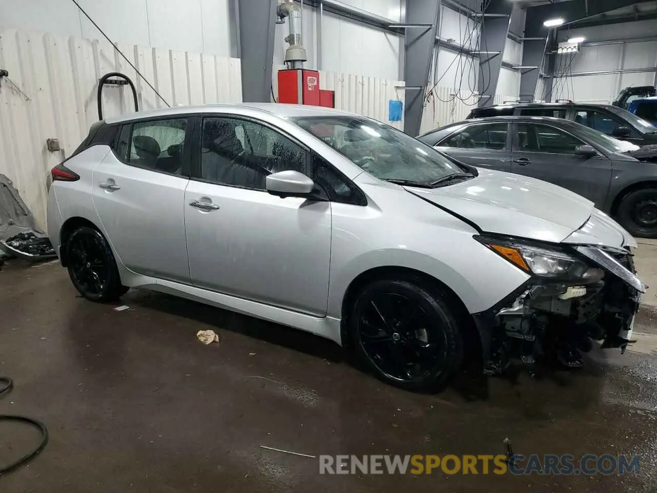 4 fotografías del automóvil dañado 1N4BZ1CP8LC308684 NISSAN LEAF 2020