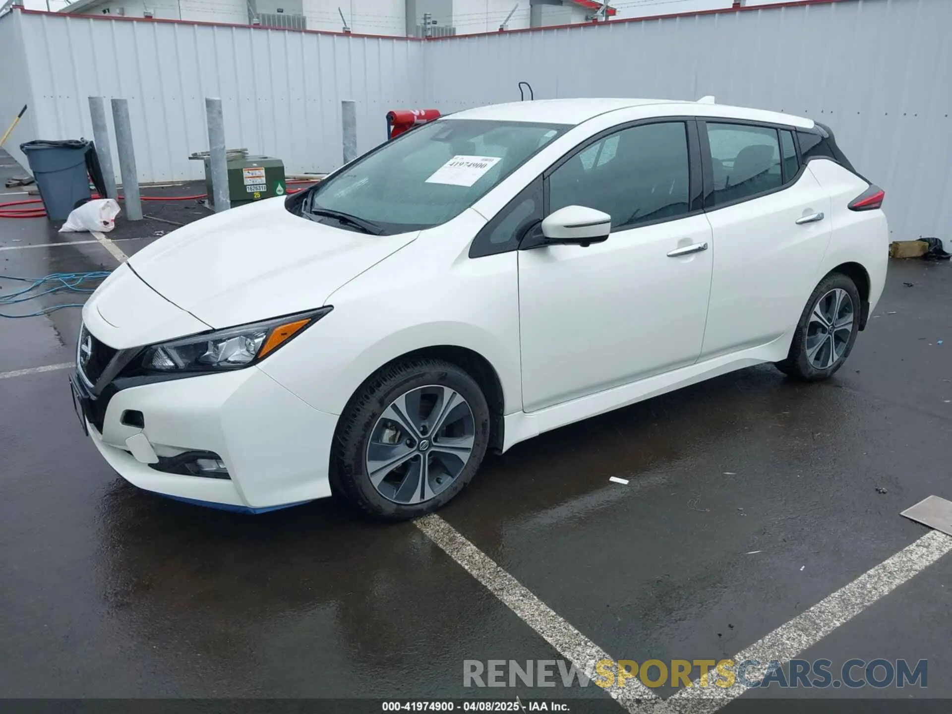 2 fotografías del automóvil dañado 1N4BZ1DP1LC310517 NISSAN LEAF 2020