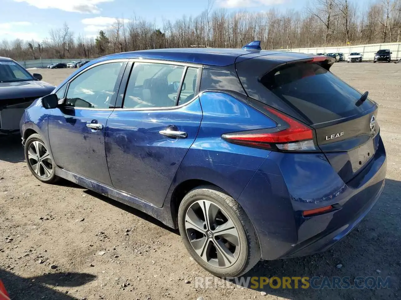 2 fotografías del automóvil dañado 1N4BZ1DP9LC305209 NISSAN LEAF 2020