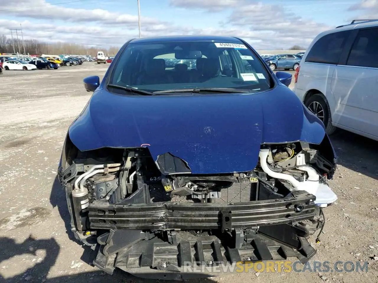 5 fotografías del automóvil dañado 1N4BZ1DP9LC305209 NISSAN LEAF 2020