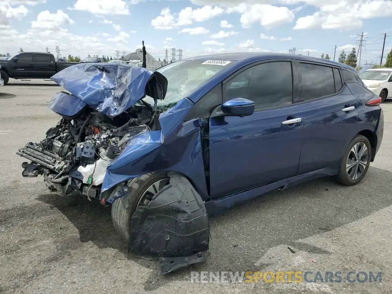 1 fotografías del automóvil dañado 1N4BZ1DP9LC309339 NISSAN LEAF 2020
