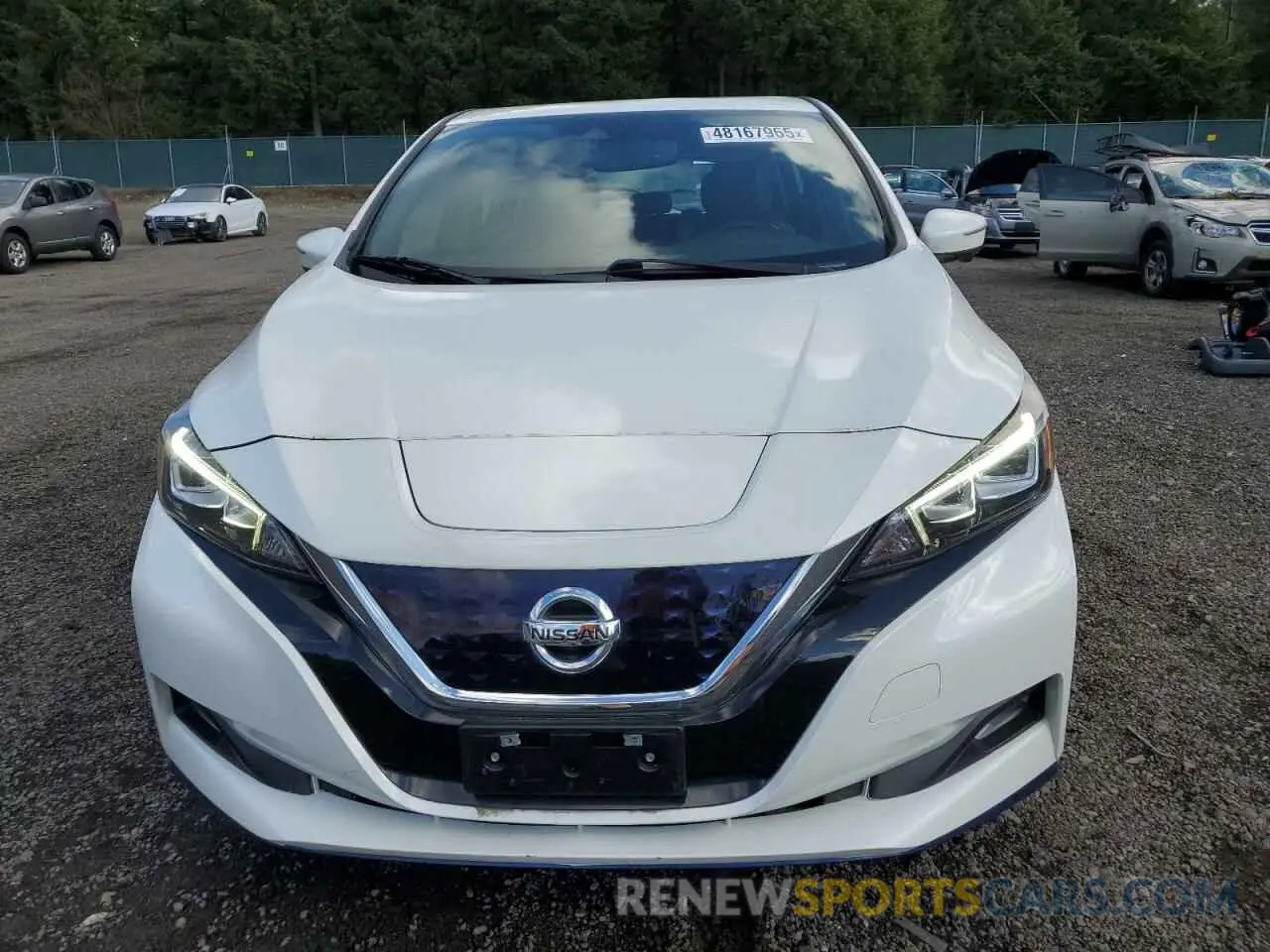 5 fotografías del automóvil dañado 1N4BZ1DPXLC300388 NISSAN LEAF 2020