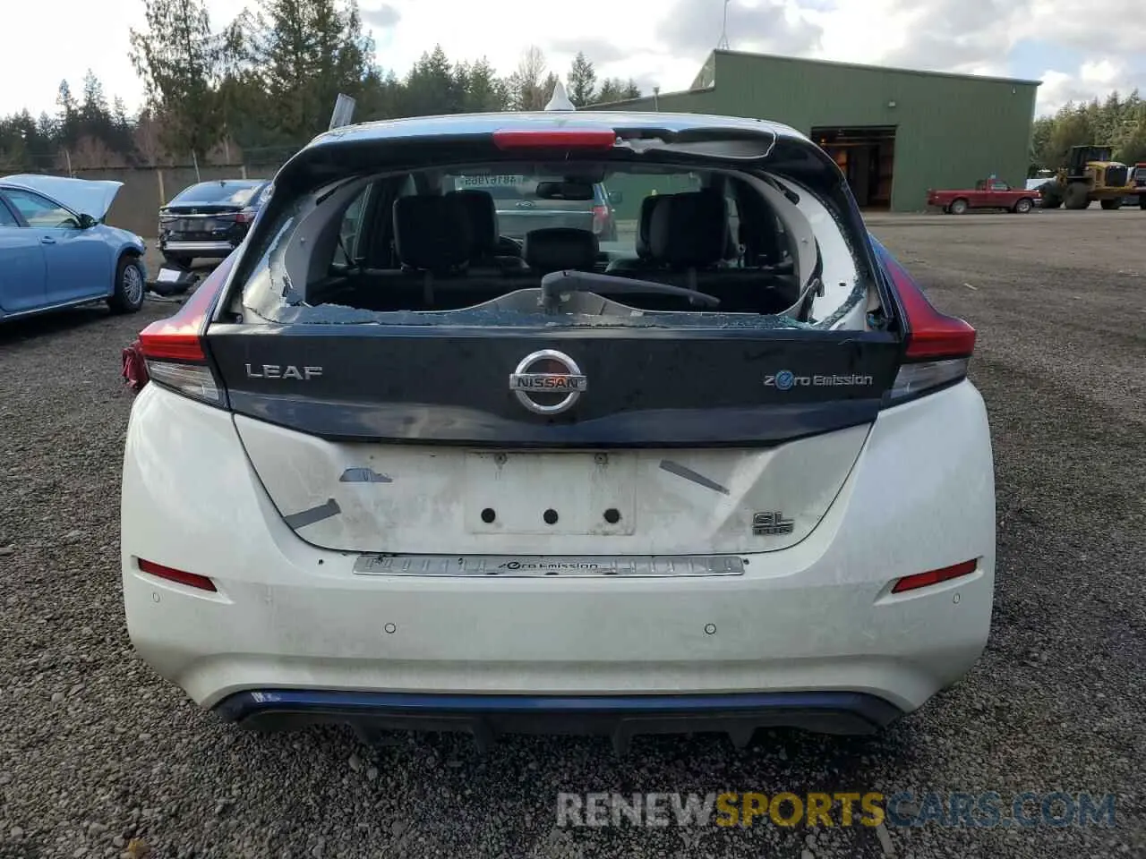 6 fotografías del automóvil dañado 1N4BZ1DPXLC300388 NISSAN LEAF 2020