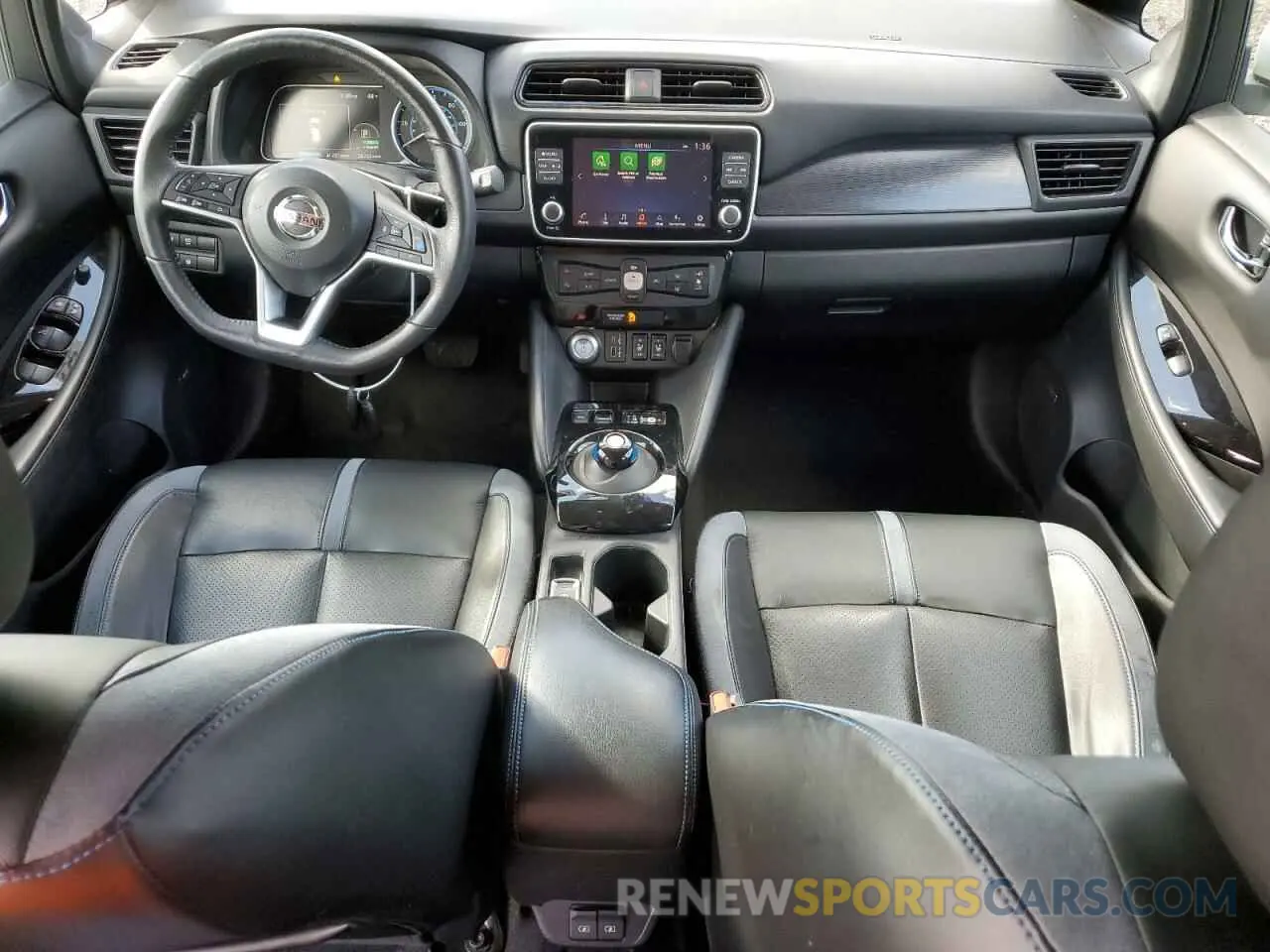 8 fotografías del automóvil dañado 1N4BZ1DPXLC300388 NISSAN LEAF 2020