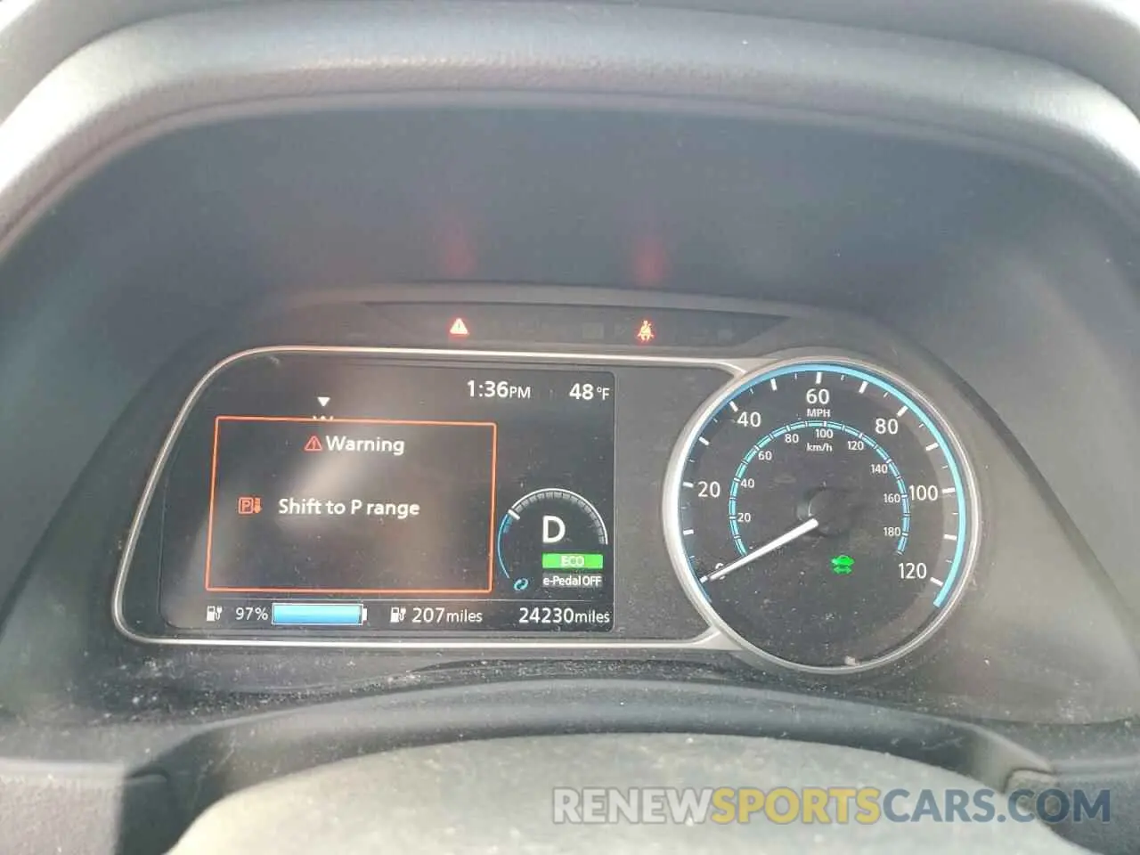 9 fotografías del automóvil dañado 1N4BZ1DPXLC300388 NISSAN LEAF 2020