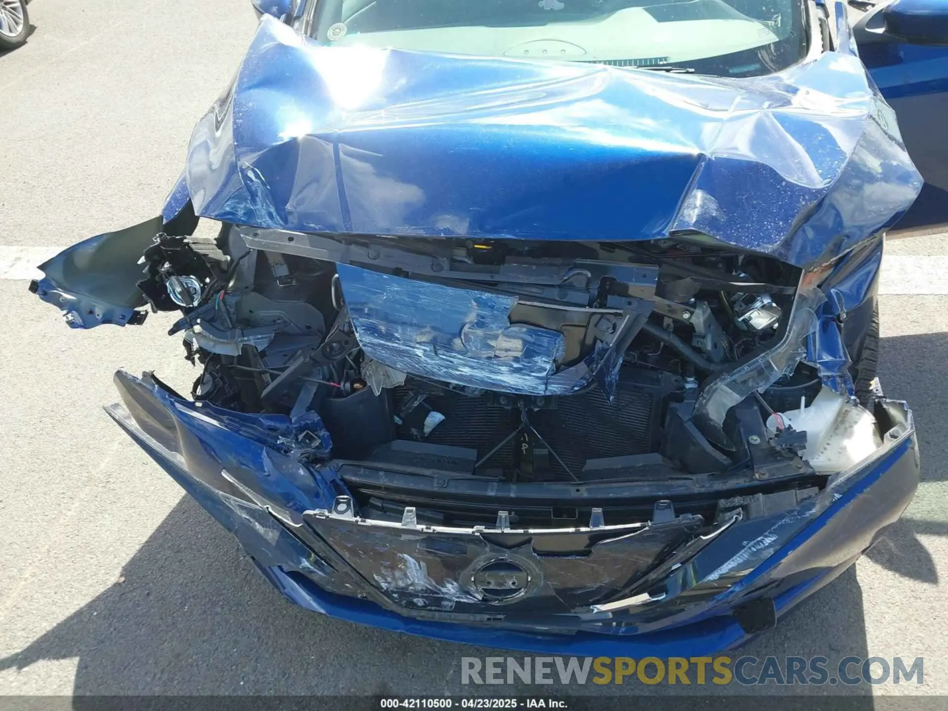 6 fotografías del automóvil dañado 1N4AZ1BV9MC554222 NISSAN LEAF 2021