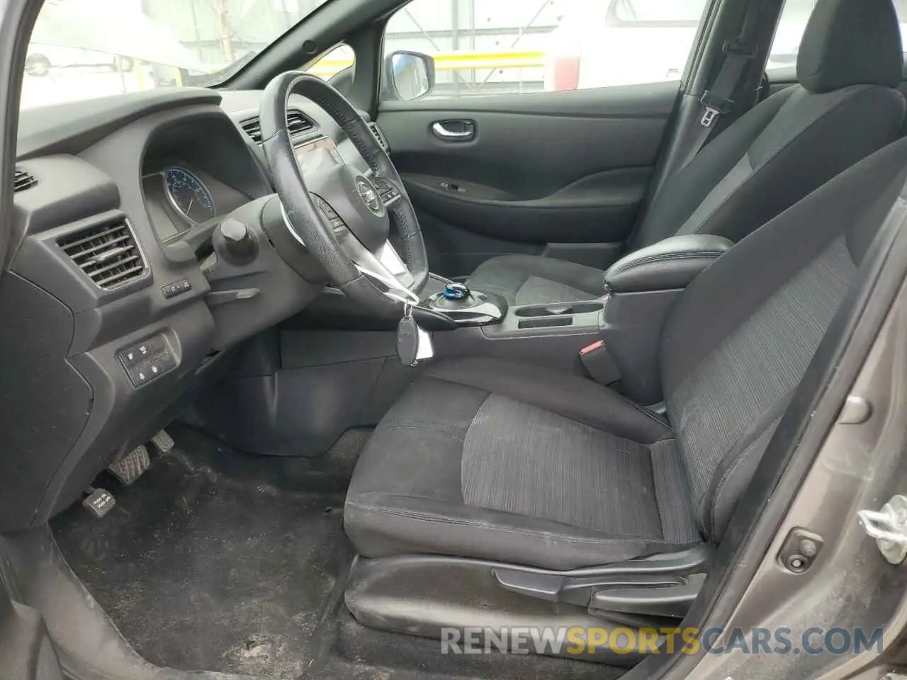7 fotografías del automóvil dañado 1N4AZ1CVXMC556009 NISSAN LEAF 2021
