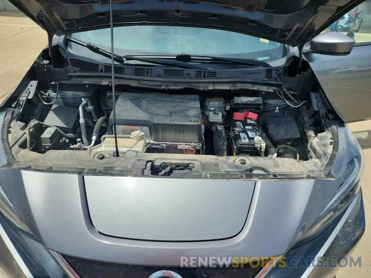 11 fotografías del automóvil dañado 1N4BZ1BV0MC554842 NISSAN LEAF 2021