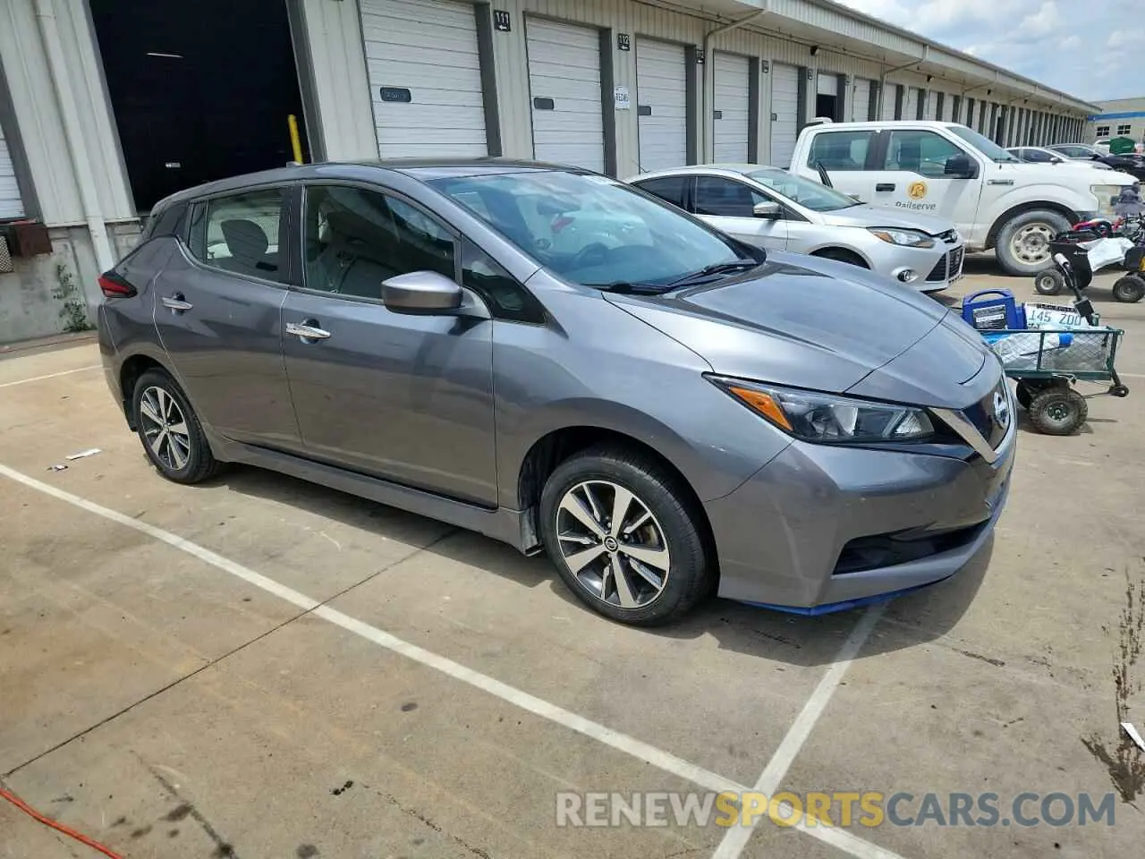 4 fotografías del automóvil dañado 1N4BZ1BV0MC554842 NISSAN LEAF 2021