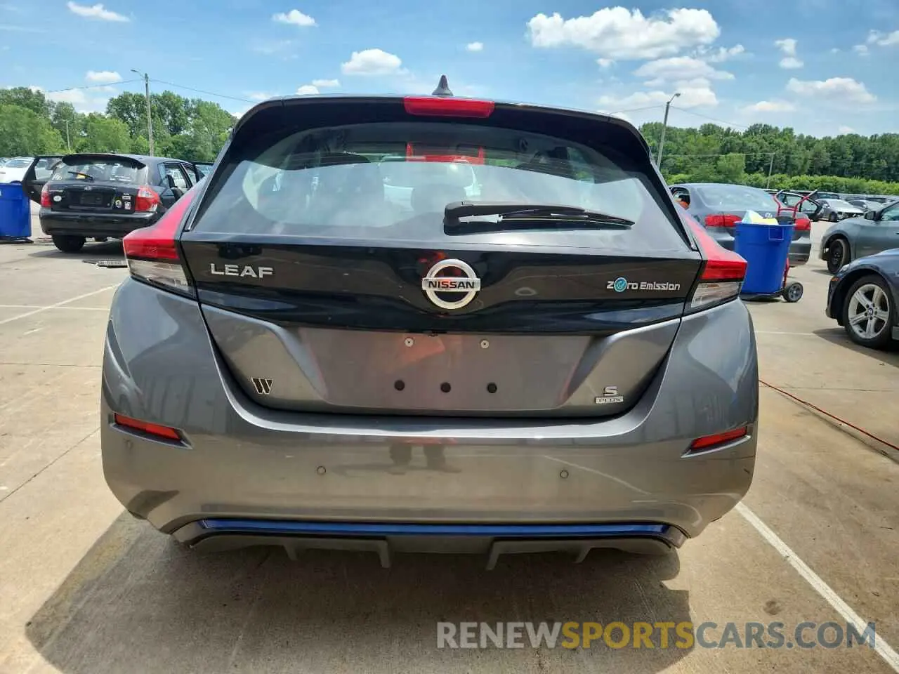 6 fotografías del automóvil dañado 1N4BZ1BV0MC554842 NISSAN LEAF 2021