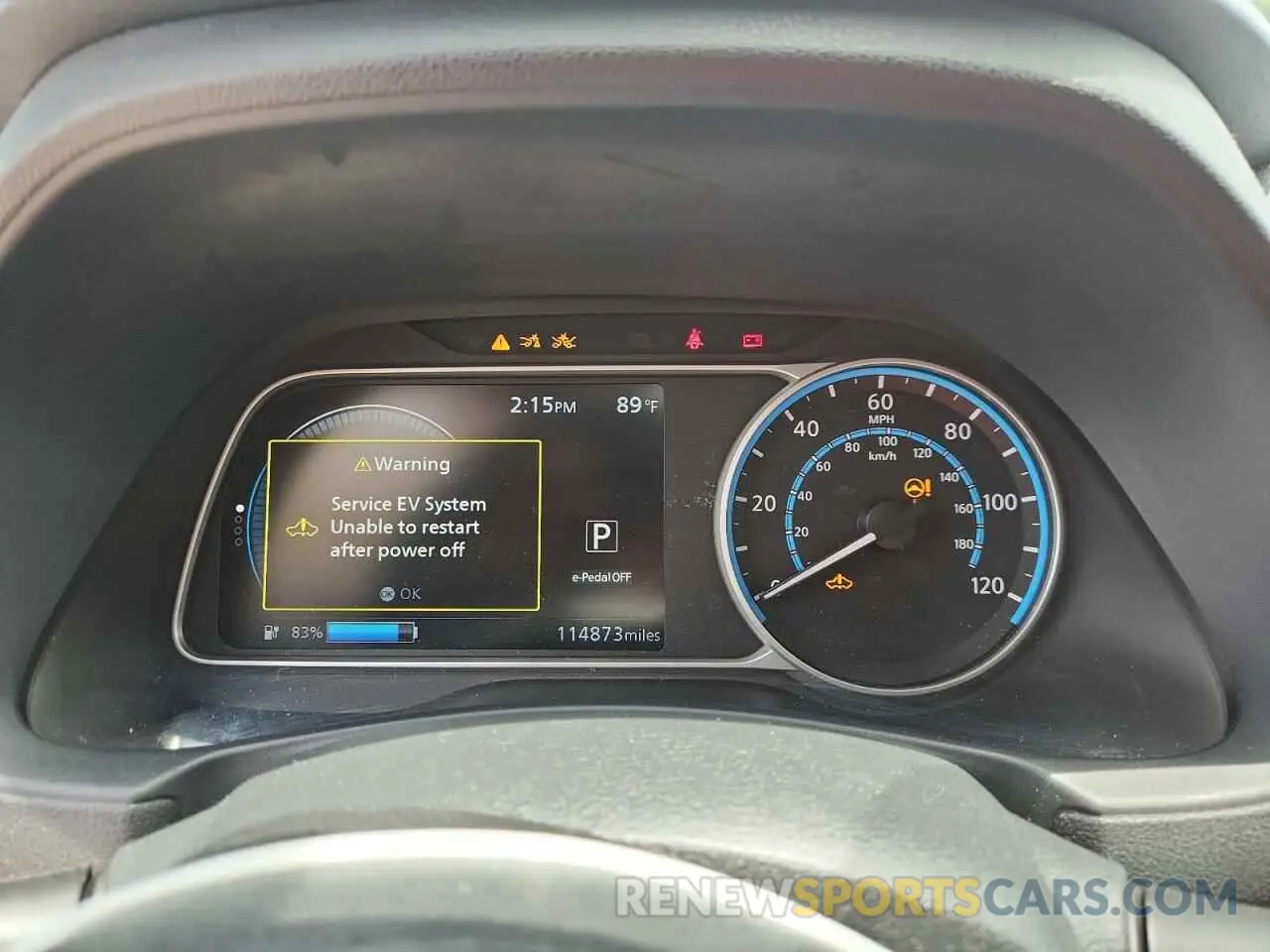 9 fotografías del automóvil dañado 1N4BZ1BV0MC554842 NISSAN LEAF 2021