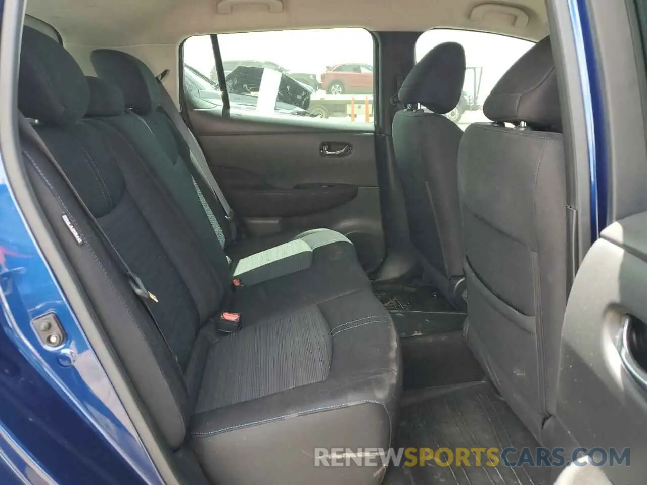 11 fotografías del automóvil dañado 1N4BZ1CV5MC555192 NISSAN LEAF 2021
