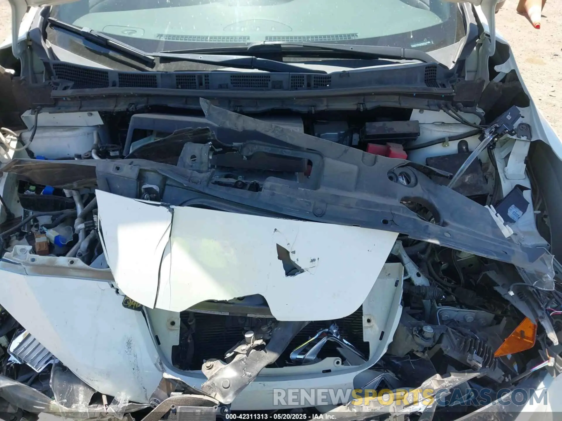10 fotografías del automóvil dañado 1N4BZ1CV7MC551533 NISSAN LEAF 2021