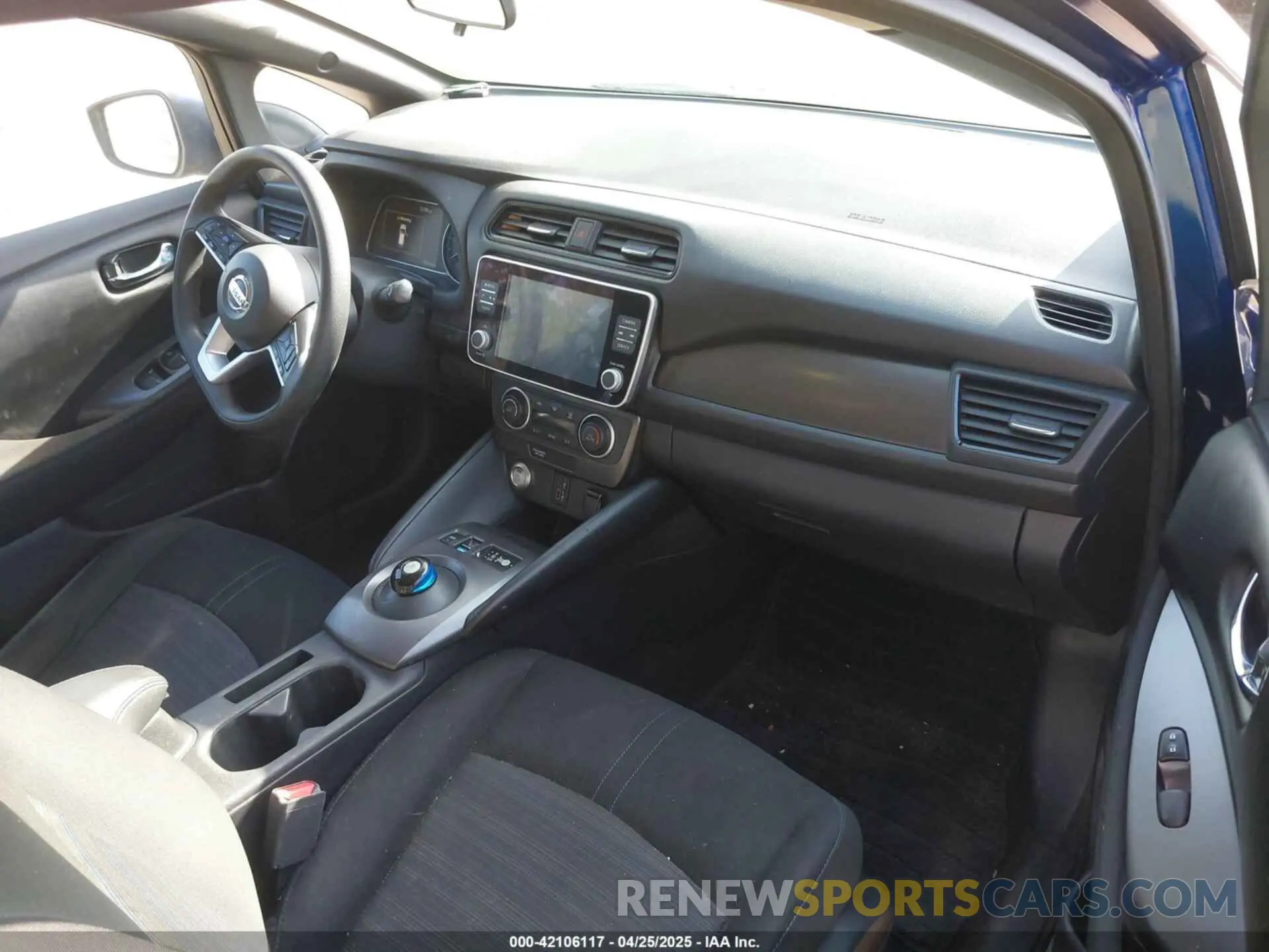 5 fotografías del automóvil dañado 1N4AZ1BV6NC555913 NISSAN LEAF 2022