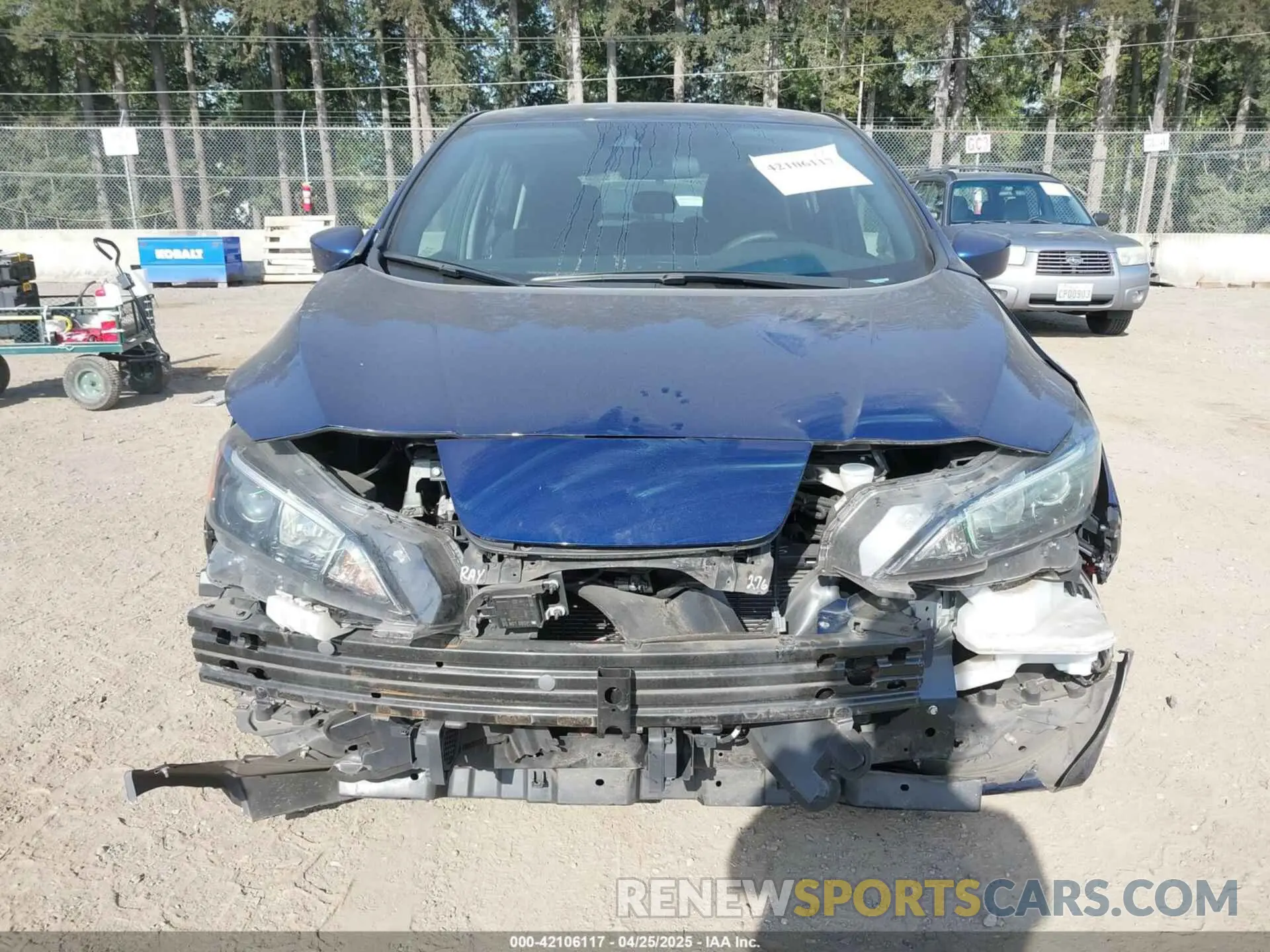 6 fotografías del automóvil dañado 1N4AZ1BV6NC555913 NISSAN LEAF 2022