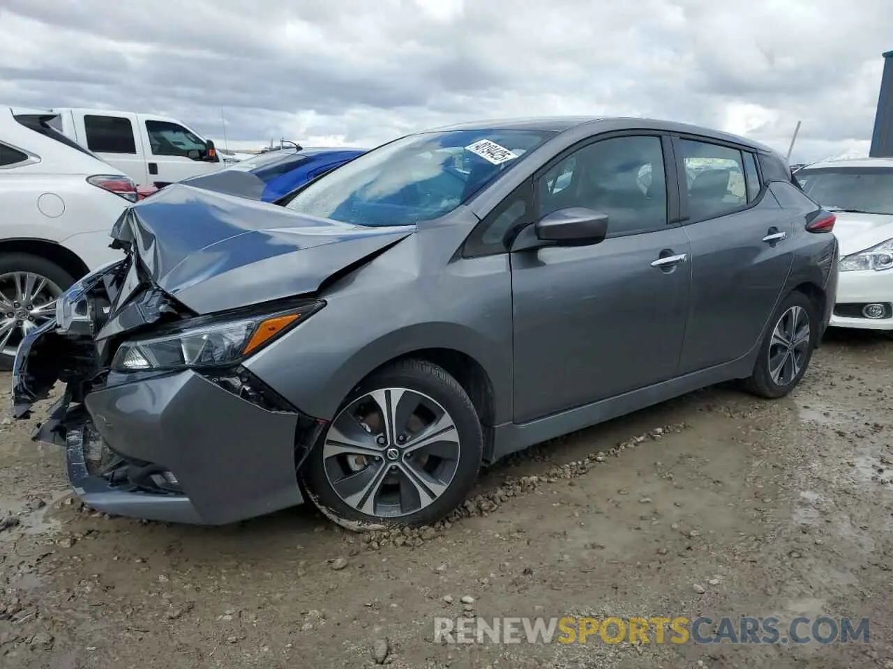 1 fotografías del automóvil dañado 1N4AZ1CV0NC554254 NISSAN LEAF 2022
