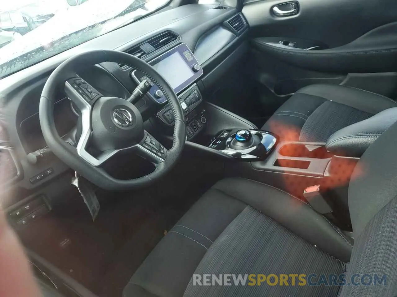 7 fotografías del automóvil dañado 1N4AZ1CV0NC554254 NISSAN LEAF 2022