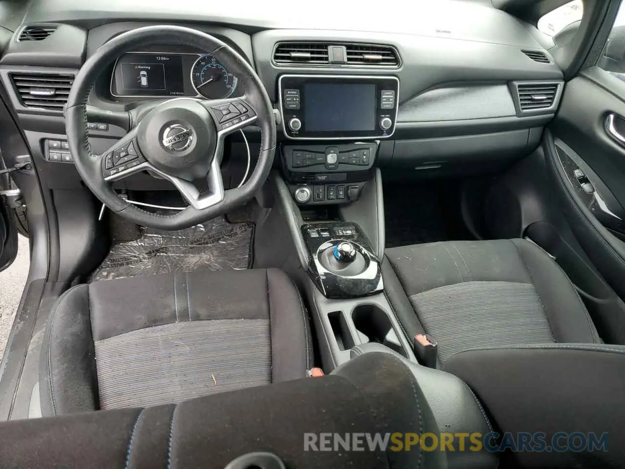 8 fotografías del automóvil dañado 1N4AZ1CV1NC555235 NISSAN LEAF 2022