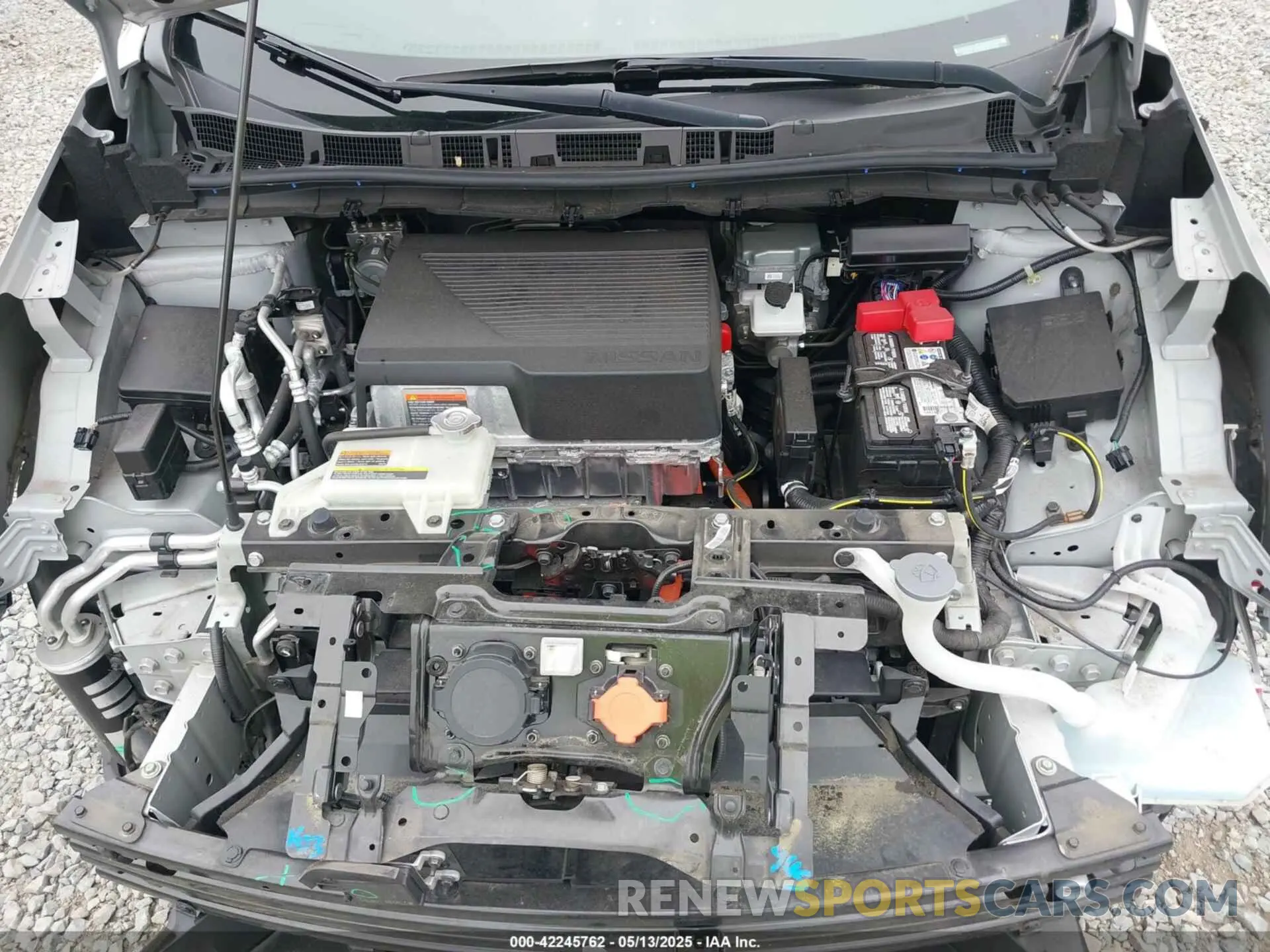 10 fotografías del automóvil dañado 1N4AZ1CV5NC551964 NISSAN LEAF 2022