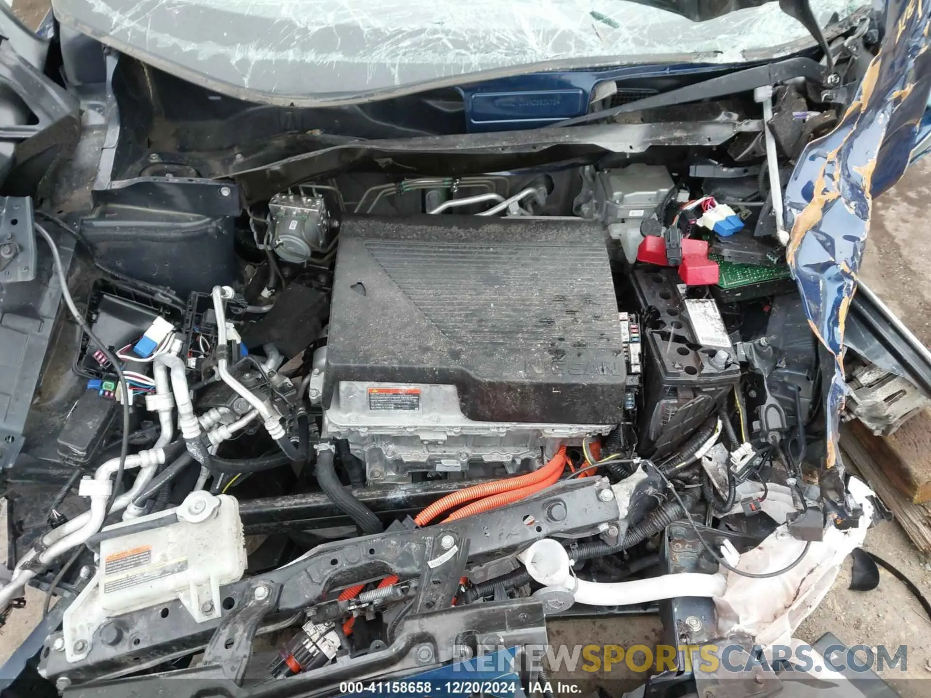 10 fotografías del automóvil dañado 1N4AZ1CV6NC552475 NISSAN LEAF 2022