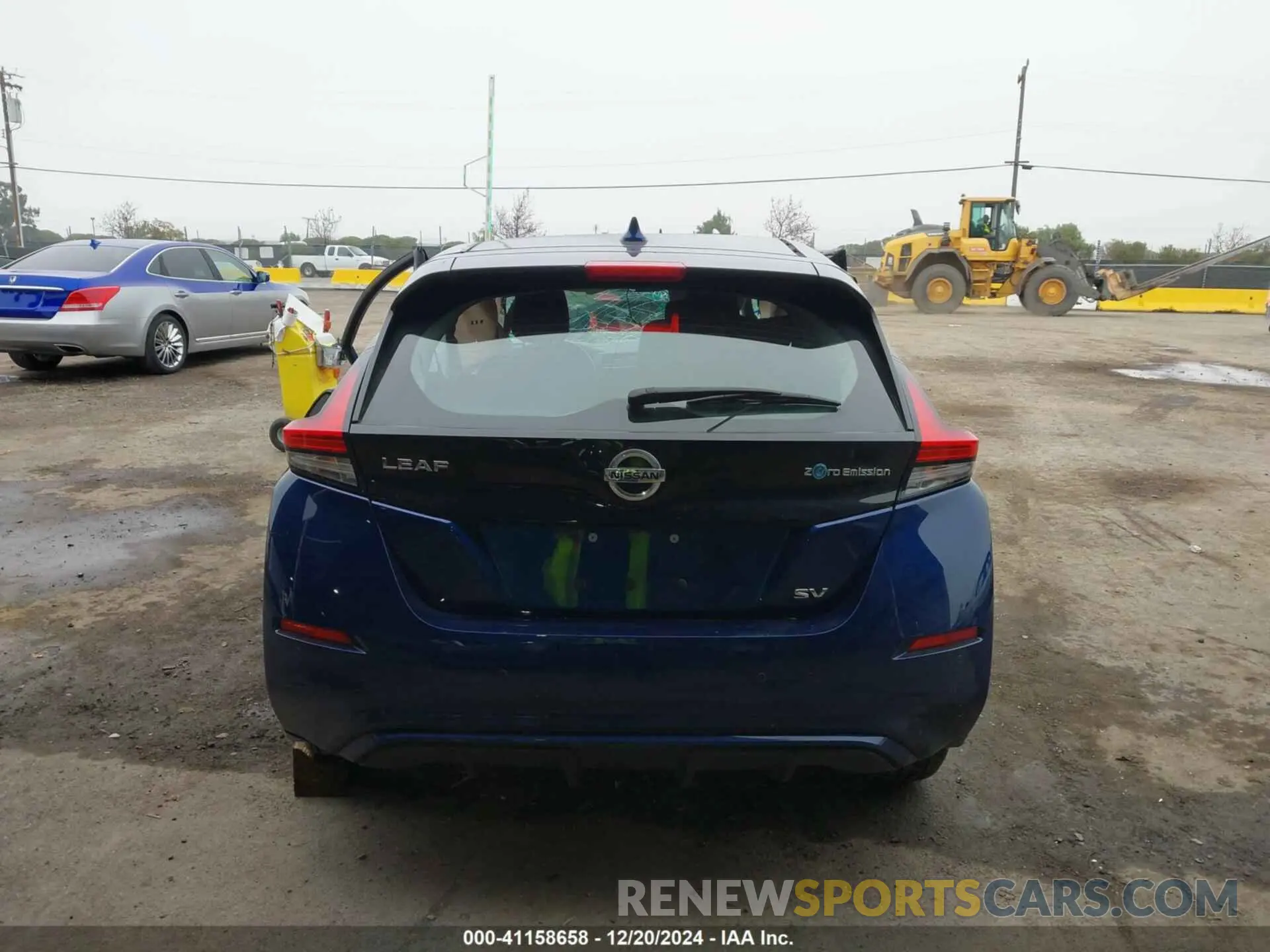 17 fotografías del automóvil dañado 1N4AZ1CV6NC552475 NISSAN LEAF 2022