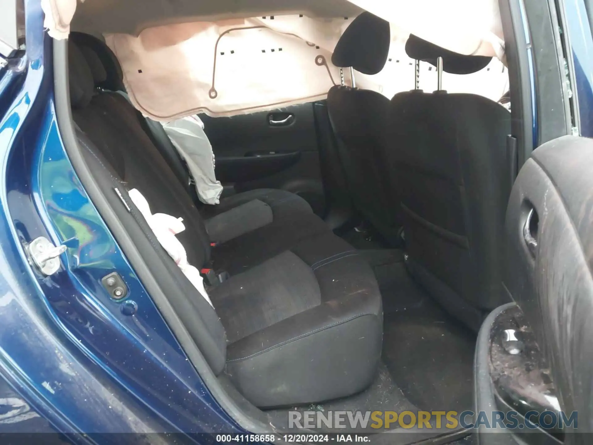 8 fotografías del automóvil dañado 1N4AZ1CV6NC552475 NISSAN LEAF 2022
