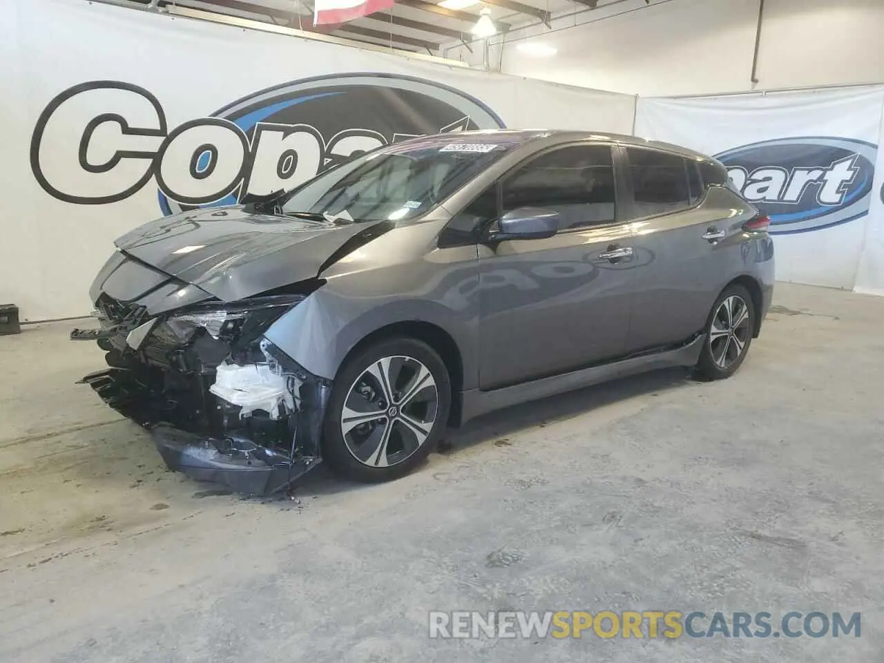 1 fotografías del automóvil dañado 1N4AZ1CV8NC555264 NISSAN LEAF 2022