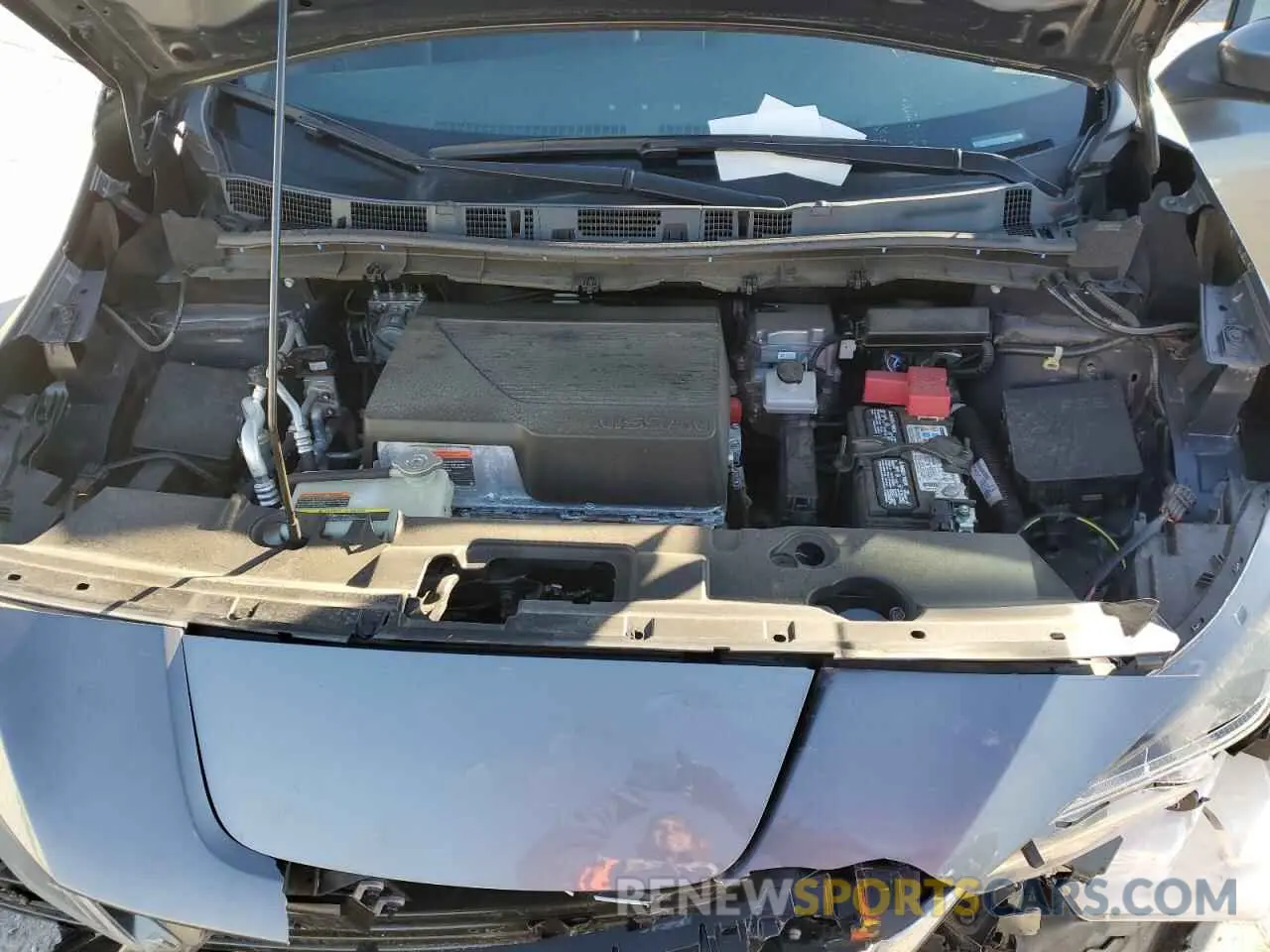11 fotografías del automóvil dañado 1N4AZ1CV8NC555264 NISSAN LEAF 2022