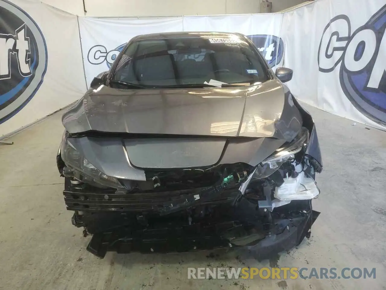 5 fotografías del automóvil dañado 1N4AZ1CV8NC555264 NISSAN LEAF 2022