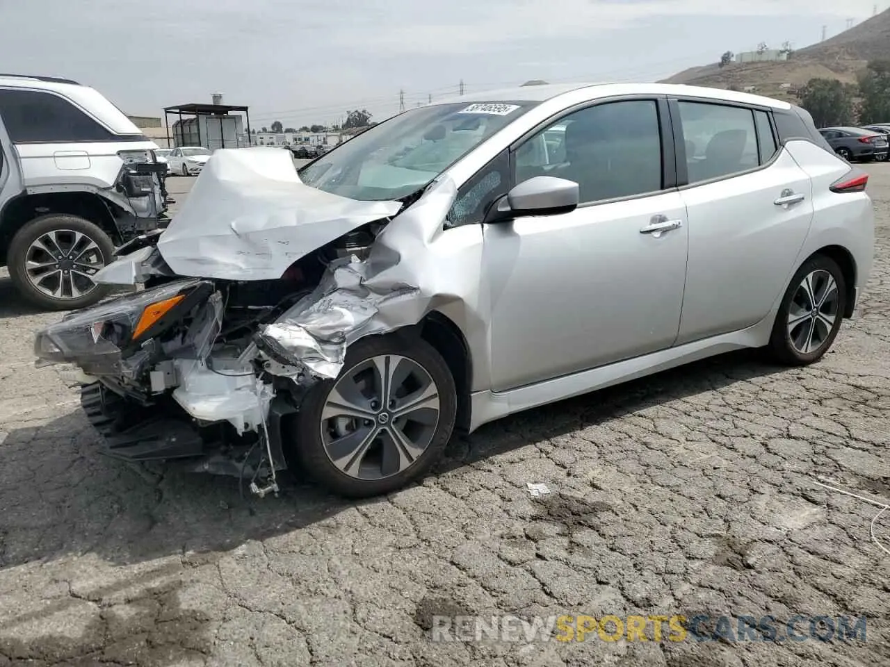 1 fotografías del automóvil dañado 1N4AZ1CVXNC559199 NISSAN LEAF 2022