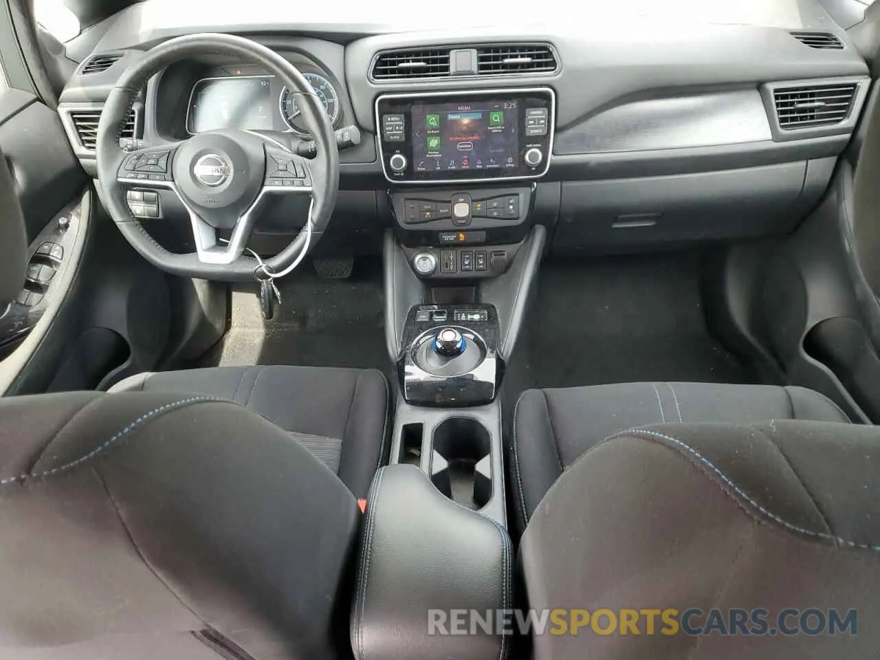 8 fotografías del automóvil dañado 1N4AZ1CVXNC559199 NISSAN LEAF 2022