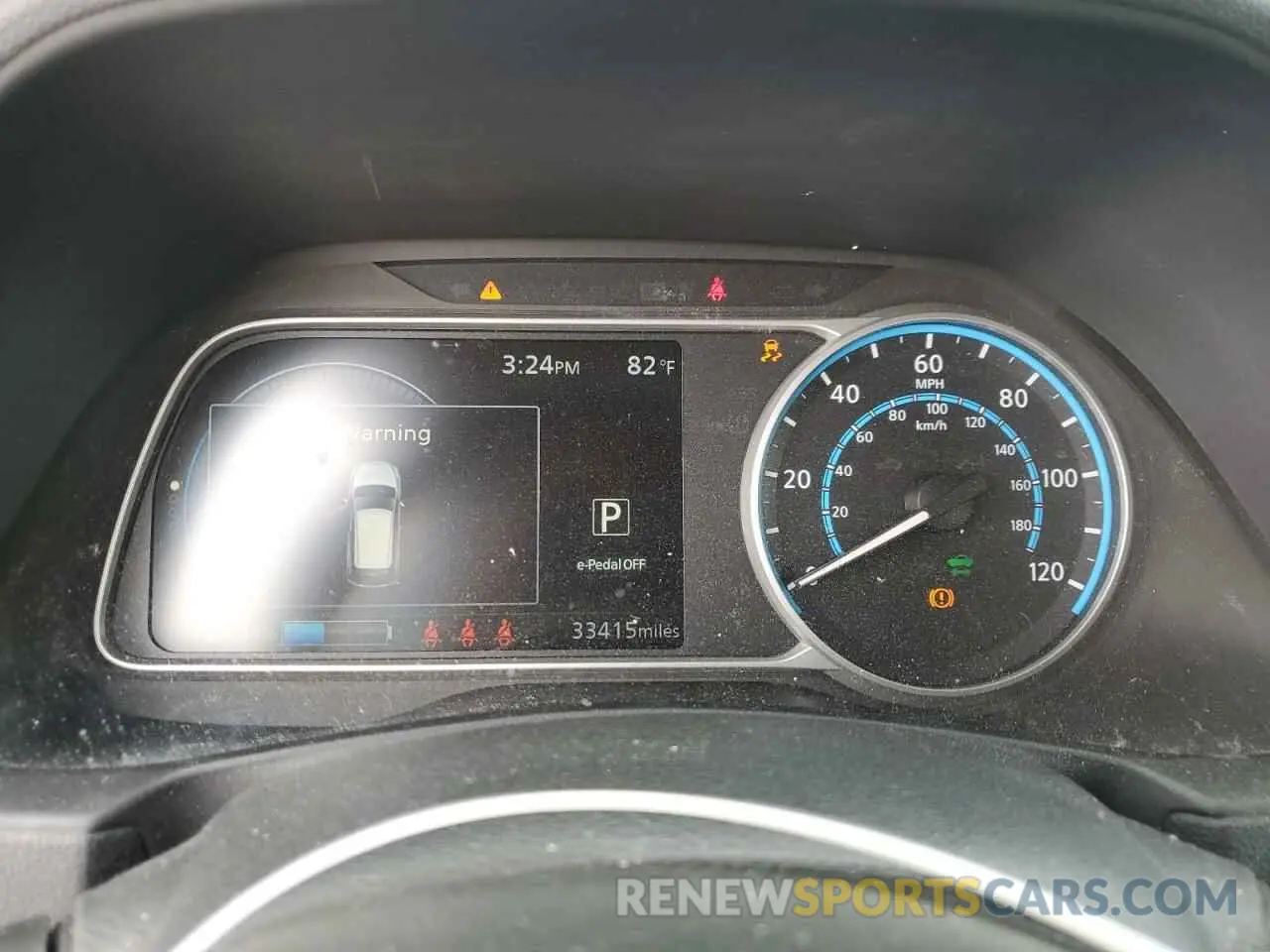 9 fotografías del automóvil dañado 1N4AZ1CVXNC559199 NISSAN LEAF 2022